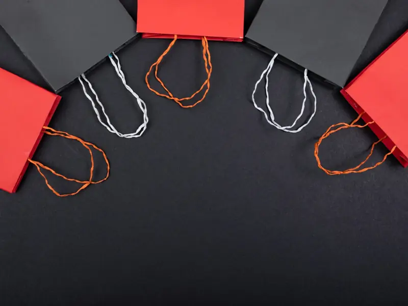 Shopping bags for an online store